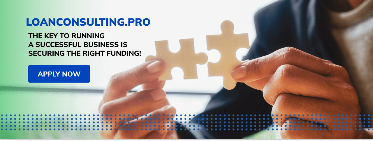 Business Funding - photo and graphic person holding two puzzle pieces