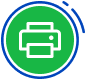 EQUIPMENT FINANCING LOAN - photo graphics equipment icon in a green circle