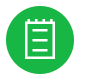 PLAN & PREPARE IN ADVANCE - photo graphics note icon in a green circle
