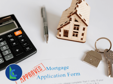 APPLY FOR A MORTGAGE LOAN WITH LOAN CONSULTING PRO - photo graphics keys small house module calculator loan approved document